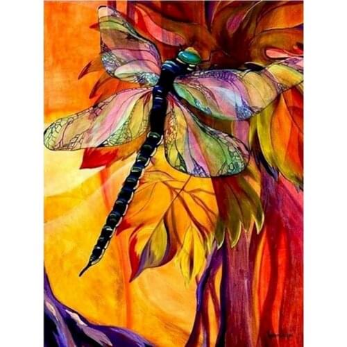 Diamond Embroidery Cross Stitch Colored Diamond Painting Abstract Animal 5D DIY Full Drill Mosaic Rhinestone Pictures Crafts Kit
