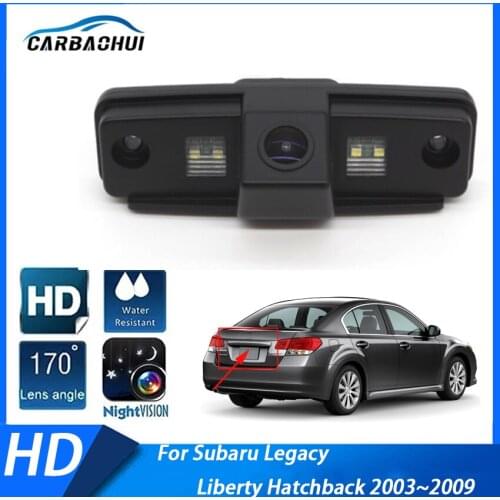CCD HD Car Rear View Reverse Camera Backup Parking Camera High quality RCA For Subaru Legacy Liberty Hatchback 2003 ~ 2009