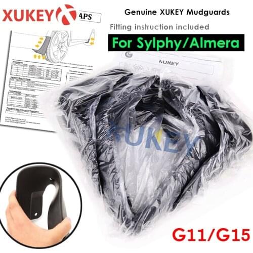 For Nissan Almera G11 Russia Version Sylphy 2012 - 2016 2013 2014 2015 Splash Guards Mud Flap Mudguards Fender G15 Car Mud Flaps