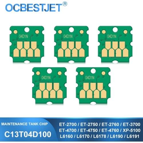 5 Pieces Maintenance Tank Chip For Epson Stylus Pro 4800 4880 7600 7700 7800 7880 7890 7900 9600 9700 9800 9880 9890 9900 11880