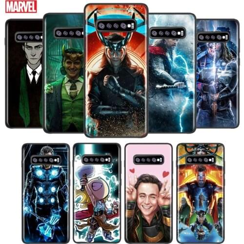 Marvel Loki Thor For Samsung Galaxy Note 20 10 9 8 S21 S10 S10E S9 S8 S7 Ultra Lite Plus Pro Black Soft 5G Phone Case