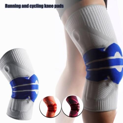 Running Knee Brace with Silicone Liner Durable Breathable Comfortable Easy to Wear Non-Slip Liner for Outdoor Sports A7