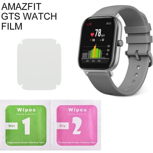 2020 New Flim Ransparent Full Cover Clear Screen Protection Film For Huami Amazfit GTS With TPU Soft Film TXTB1