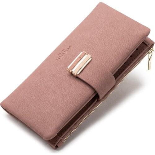 New Women Wallets Female Pu Leather Purses Long Hasp Purse Large Capacity Money Bag Card Holder Portable Clutch
