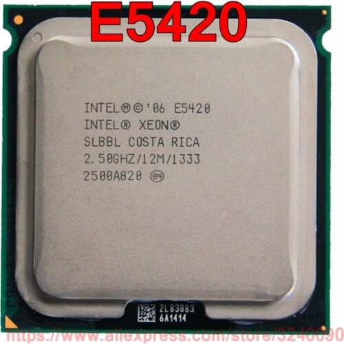 Original Intel CPU Xeon E5420 Processor 2.50GHz/12M/1333MHz Quad-Core Socket 771 free shipping speedy ship out