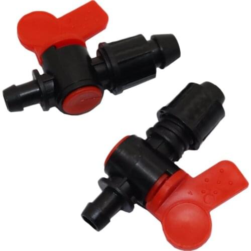 6pcs Garden Hose Irrigation System Shutoff Switch 16mm 10.5mm Transfer Interfaces And Flow Diversion Control Valve Connector
