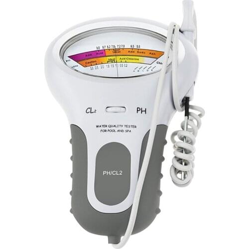 CL2 Tester Water Quality PH Level Portable Digital PH Meter Swimming Pool Accessories Analytical Instruments,Ph Tester Retail