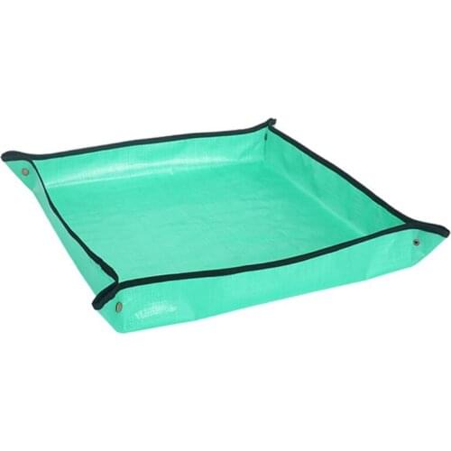 Foldable Waterproof Gardening Mat Flower Transplanting Pot Pad Plant Seedling Repotting Tray Garden Tool