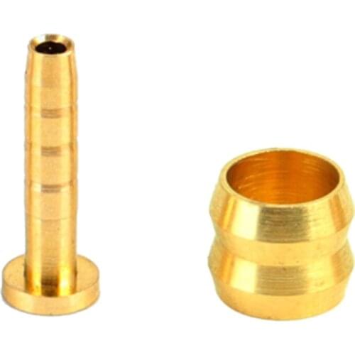 TRLREQ Bicycle Brake Olive and Brass Connecting Insert Kit for Shimano BH59 M315 Bike Hydraulic Disc Brake Hose