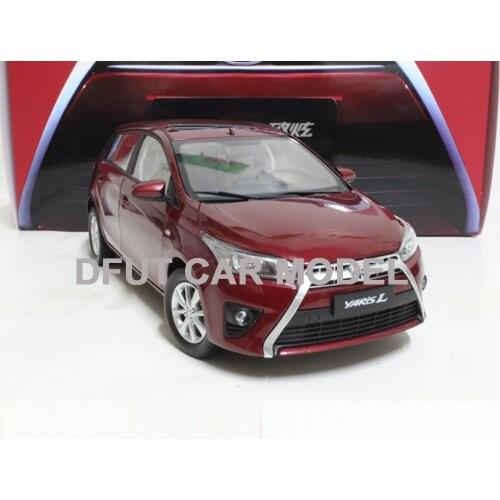 1:18 Alloy Pull Back Toy Vehicles YARiS L Series Car Model Of Childrens Toy Cars Original Authorized Authentic Kids