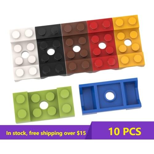 10PCS Bricks Compatible Assembles Particles 60212 Mudguard 2x4 with Arch Building Blocks Parts Educational High-Tech Parts Toys