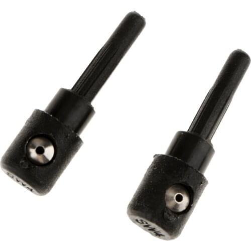 2 Pieces Black Auto Car Windscreen Wiper Water Spray Washer Nozzle For VW Skoda Audi Seat