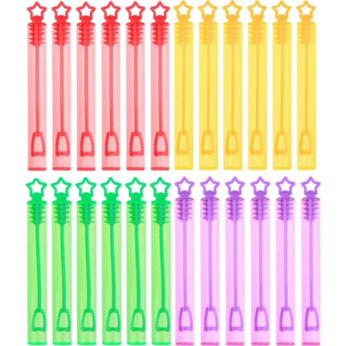 24pcsEmpty Bubble Soap Bottles Wedding Birthday Party Children Toy Baby Shower Bubbles Maker Kids Outdoor Fun Bubble Toy