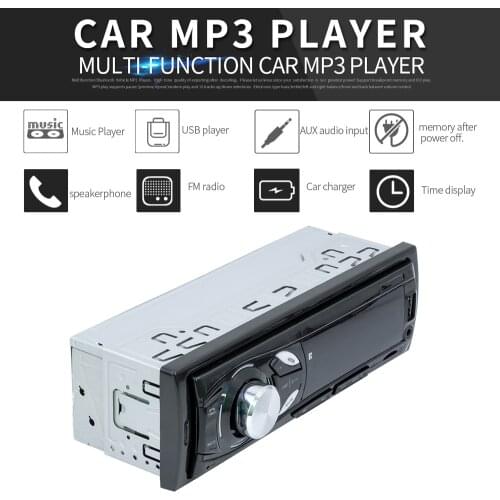 12V 4CH 4 x 60W Bluetooth Car Radio MP3 Audio Player Vehicle Stereo Audio with Remote Control Support FM / USB / SD / AUX In
