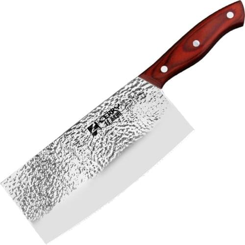 Cerry Hammer Molybdenum Vanadium Steel Chinese Style Kitchen Cut Meat Chopped Chicken Duck Dual-purpose Sharp Household Knives