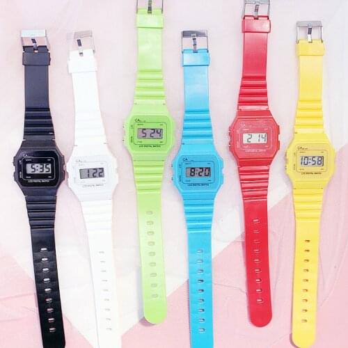 Fashion Kids Sports Digital Watch Square Women Watches Waterproof Electronic LED Watch Reloj Mujer Clock Dropshipping