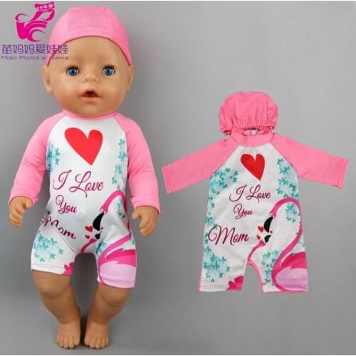 Baby Doll surfing suit 18 Inch Girl Doll swim suit toys wear Nenuco Ropa y su Hermanita toy doll swimming clothes