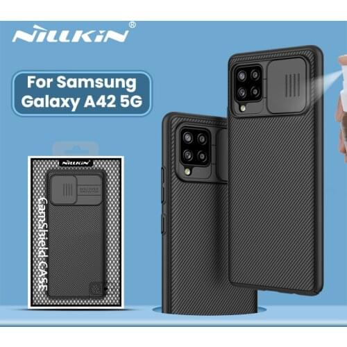 For Samsung Galaxy A42 5G Case NILLKIN CamShield Case Slide Camera Protect Privacy Back Cover for Samsung Galaxy A42 5G 12.15
