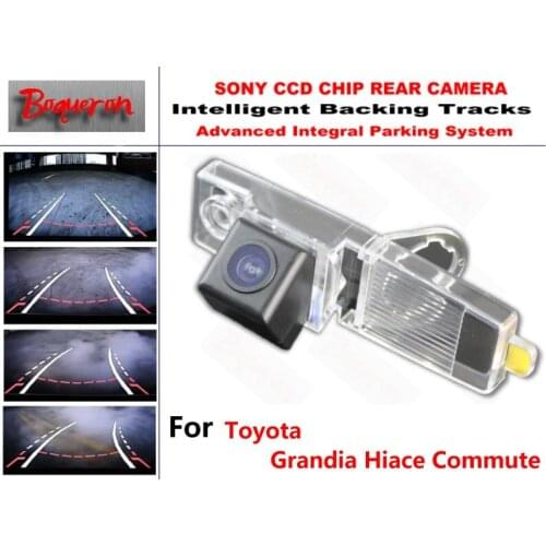 For Toyota Grandia Hiace Commute CCD Car Backup Parking Camera Intelligent Tracks Dynamic Guidance Rear View Camera