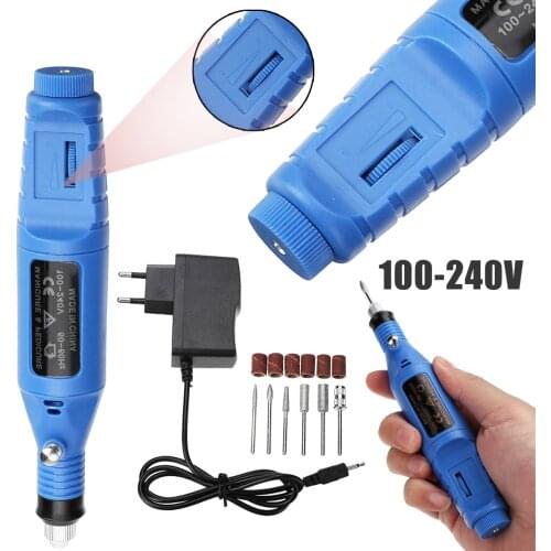 Electric Mini Grinder Carving Machine 220V Mini Grinder Engraving Pen Set For Drilling, Grinding, Polishing, Cutting High-speed