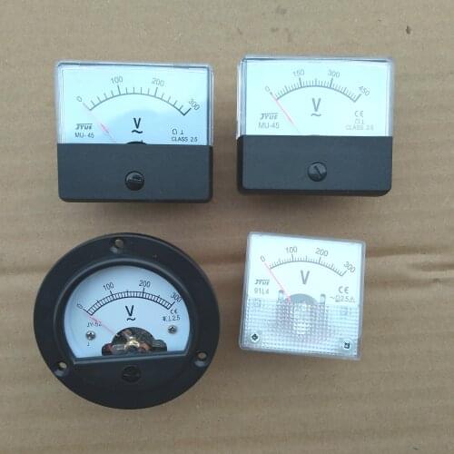 Gasoline generator accessories 2.8KW 3KW 6.5KW 8KW kilowatt single-phase three-phase square circular voltmeter