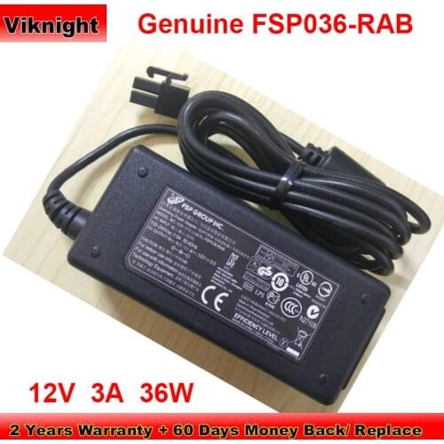 Original 36W Charger 12V 3A FSP036-RAB AC Adapter for Fortigate FG-60D 30E-3G4G AD036RAB-FTN3