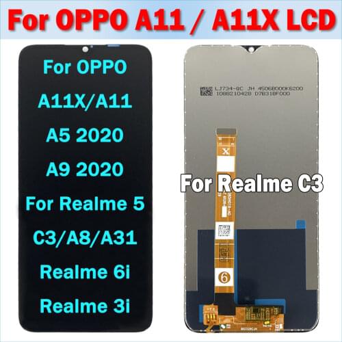 Tested For Oppo A11 / A11x 2019 / A5 / A9 (2020) CPH1937 CPH1939 CPH1931 LCD Display Touch Screen Digitizer Assembly With Frame