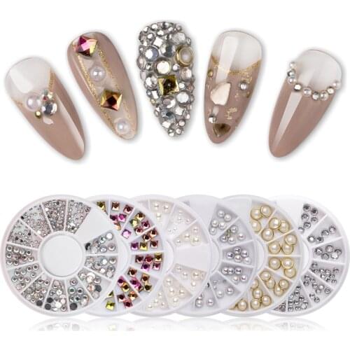 Mixed Color Chameleon Stone Nail Rhinestone Small Irregular Beads 3D Nail Art Decoration In Wheel Accessories