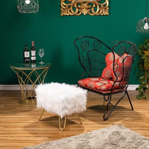 Nordic shoes dressing, bedside stool household living room pier simple modern fitting room stool light luxury sofa stool pedal