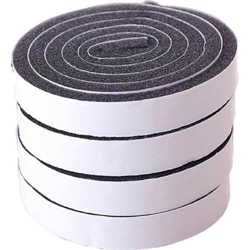 100*1.5cm*4 Pcs Door Seal Rubber Strip Window Draught Dust Insect Seal Strip Soundproofing Weatherstrip Frameless Tochtstrip