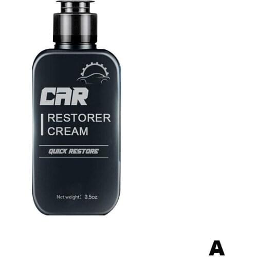 100ml Refreshing Agent & Sponge Car Plastic Restorer Tool Concentrated Refurbishment Maintenance Auto Ultra Wash Renovate A Q6I9