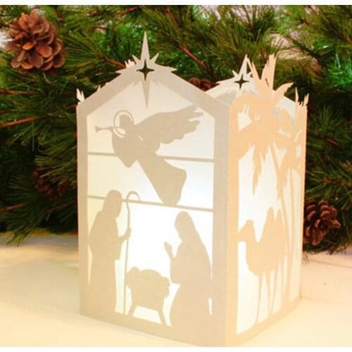 11.9*9.4cm Christmas Scrapbooking Metal Cutting Dies New lantern Craft die cut For Photo Album Paper Card making stamps and dies
