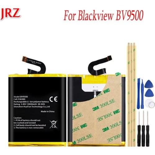 3.85V 10000mAh battery For Blackview BV9500 BV9500 Pro phone Replacement Batteries Bateria with tools