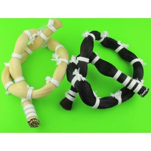 100 hanks Horse Hair Violin Bow hair .[50 hanks white+50 hanks black]