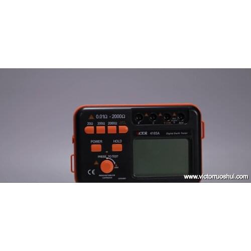 4105A RuoShui 2000ohm 200V Digital Earth Resistance Tester Meter Ground