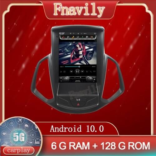 Fnavily Android 10 Car Radio For Ford EcoSport Player Multimedia System Stereo GPS Autoradio Navigation Vertical Screen 10.4"