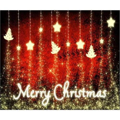 Photography Backdrop Clips White Snow Flowers Baby Xmas Tree Festival Background Wood Floor For Photo Studio