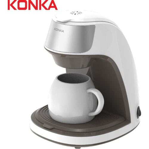 KONKA Home Office Special American Coffee Machine Automatic Dripping Coffee Maker Brew Tea Coffee Powder Free Ceramic Coffee Cup