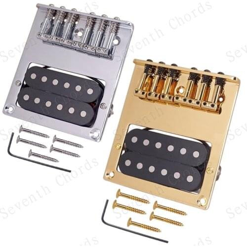 L Shape Saddle 6 String TL Electric Guitar Bridge With Black Humbucker Pickup