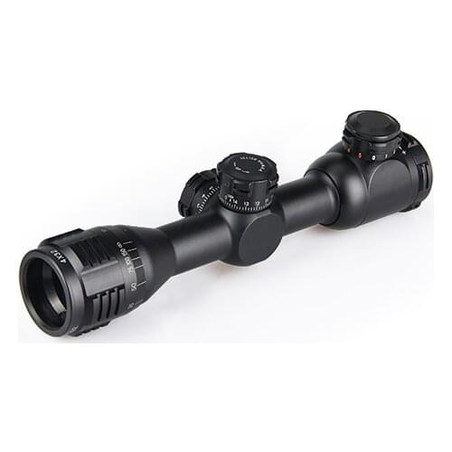 LEBO Tactical accessories Zero Locking Resetting Rifle Scope 4X32AOME Red Green Optics Sight Scope Airsoft Hunting GZ1-0260