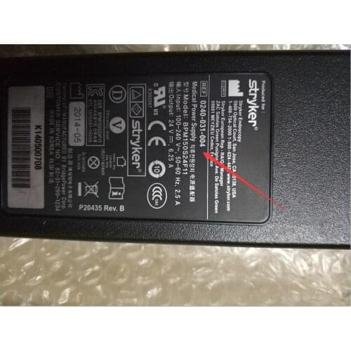 Best NEW adapter for STRYKER 0240-031-004 MW116KA2400F51 BPM150S24F11
