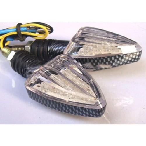 XUANKUN New Motorcycle LED Turn Signal Indicator LED Turn Signal Lights Installed Two