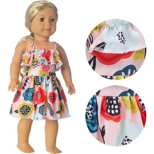 43 Cm Baby Born Doll Clothes Skirt With Shoulder-Straps For18 inch American1/3 BJD Dolls Fit Our Generation Russia Dolls