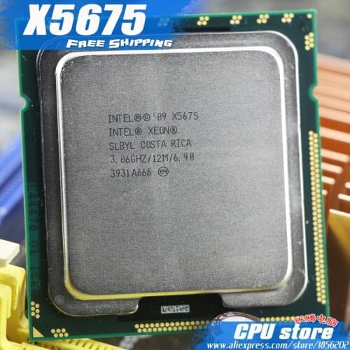 Intel Xeon X5675 CPU processor /3.06GHz /LGA1366/12MB L3 95W Cache/Six Core/ server CPU Free Shipping , there are, sell X5680
