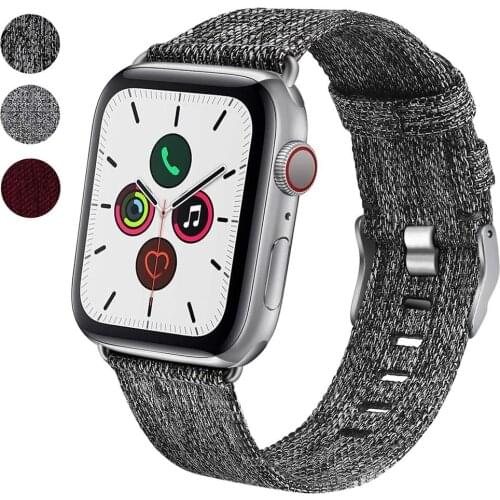 Bracelet for apple watch 3 4 5 band 40mm 44mm 38mm 42mm strap for iwatch pulseira Fabric men women watches bands correa wrist