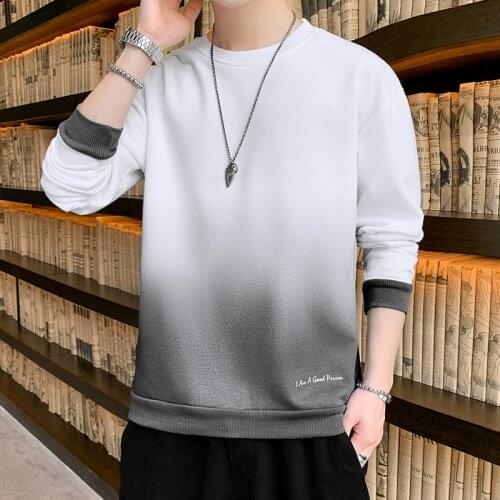 New Pullover Fashion Colorful Tie Dye Printed Mens Casual Wild Hooded Sweatshirt Male Simple Slim Hoodies Sweatshirts Tops