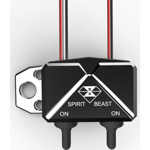 Waterproof Motorcycle CNC Aluminium Alloy Switches Aluminum Switch Box Handlebar Headlight Switch Hazard Light Switch