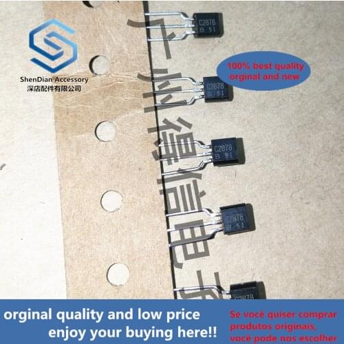 10pcs 100% orginal new 2SC2878B C2878 TO-92 For Muting and Switching Applications real photo