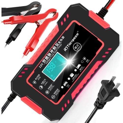 12V 24V 6A Auto Pulse Repair Charger Motorcycle & Car Battery Charger Agm Deep Cycle Gel Efb Lead-Acid Charger