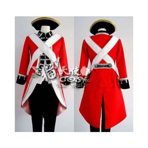 Anime mens period costume Medieval Renaissance stage performance cartoon cosplay set with hat
